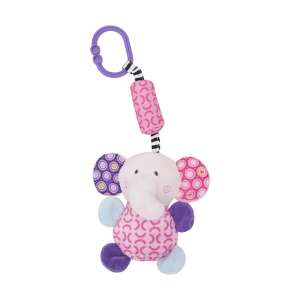 Lorelli Toys Campanula plüss babakocsi játék - pink elefánt 61741341 Babakocsi & Kiságy játék