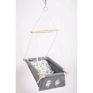 Incababy Huśtawka dla niemowląt Space Jam FW - udźwig 20 kg, dla dzieci 0-3 lat, szara