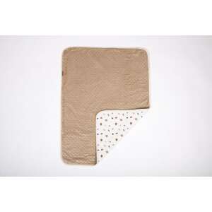 Incababy Mosaic L babatakaró, bézs minky oldal fehér oldallal mozaik mintával - Incababy