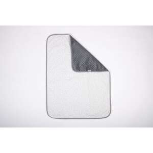 Incababy Szürke Csillagos XXL babatakaró, kétoldalas, minky és pamut, antiallergén, Oeko-Tex minősítésű - Incababy