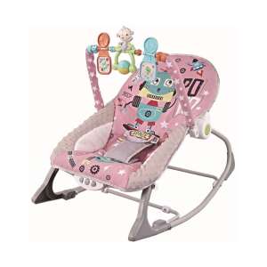 Chipolino Baby Spa rezgő-zenélő pihenőszék - 0-9 kg, rózsaszín 61789866 Chipolino