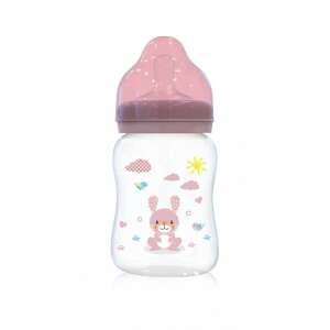 Baby Care széles nyakú cumisüveg 250ml - Blush Pink 61705281 Cumisüvegek
