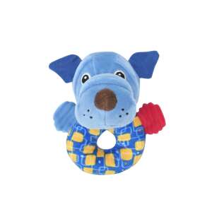 Lorelli Toys Plüss csörgő karika - Kék kutyus 61710113 Rágókák, csörgők