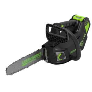 Greenworks 40V Cordless Chainsaw, GD40TCS, 10-inch bar - Greenworks Chainsaw