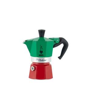 Bialetti 5650 Кафемашина La Mokina Italia, зеленочервена