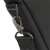 RivaCase Narita 8135 15.6 inch black business attaché laptop bag shoulder strap detail