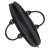 Inside view of the RivaCase Narita 8135 15.6 inch black business attaché laptop bag