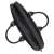 Inside view of the RivaCase Narita 8135 15.6 inch black business attaché laptop bag