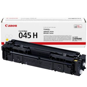 Canon CRG-045H Gelb Original Lasertoner Patrone mit Verkaufsverpackung - Drucker & Scanner