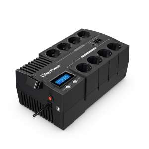 CyberPower BR1000ELCD UPS, 1000VA 600W, 8 гнезда, line-interactive, черен - Cyber Power