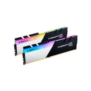 G.Skill Trident Z Neo 32GB 3600MHz DDR4 RAM CL16 (2x16GB) - RGB осветление, черно и бяло, радиатор, съвместим с дънни платки AMD X570 - G. Skill