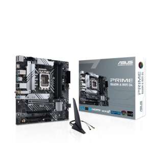 Asus PRIME B660M-A WIFI D4 mATX motherboard with Intel B660 chipset, 12th Gen Intel Core processors, DDR4 memory, PCIe 4.0/3.0, M.2 slots, Wi-Fi 6, Bluetooth 5.2, and USB 3.2 Gen 2 - ASUS Motherboard