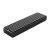 Orico M.2 NVMe external SSD enclosure, black, angled view