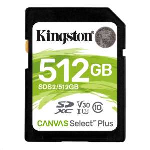 Karta pamięci Kingston Canvas Select Plus SDXC - 512GB 61723134 - Kingston Karta pamięci