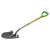 Verto 15G001 T-Rex shovel with wooden handle and green plastic grip