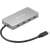Hub USB-C Sandberg z 4 portami USB-C, srebrny