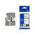 Brother TZe-S211 6mm Black on White Label Tape Cassette, Strong Adhesive, 8m