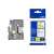 Brother TZe-S211 6mm Black on White Label Tape Cassette, Strong Adhesive, 8m