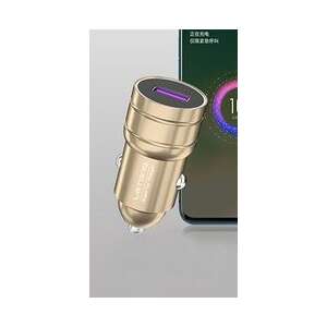 Letang LT-CC-15 65W Arany Autós Tölő telefon töltése közben - Autós töltő