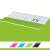 Leitz Ergo WOW green wrist rest with keyboard and color options