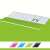 Leitz Ergo WOW green wrist rest with keyboard and color options