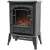 Somogyi FKK 15 electric fireplace, black, with realistic flame effect