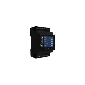 Shelly Pro 4PM smart relay, DIN rail mountable, WiFi and LAN connectivity - Smart home accessories and accessories