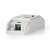 Nedis WiFi Smart Remote Switch, white, side view, showing terminals