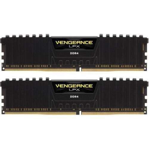Corsair Vengeance LPX 16GB DDR4 3000MHz RAM, 2x8GB, fekete