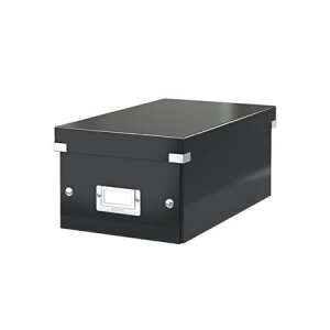 Leitz Click&Store DVD storage box, black, 60420095 - CD, DVD Accessory