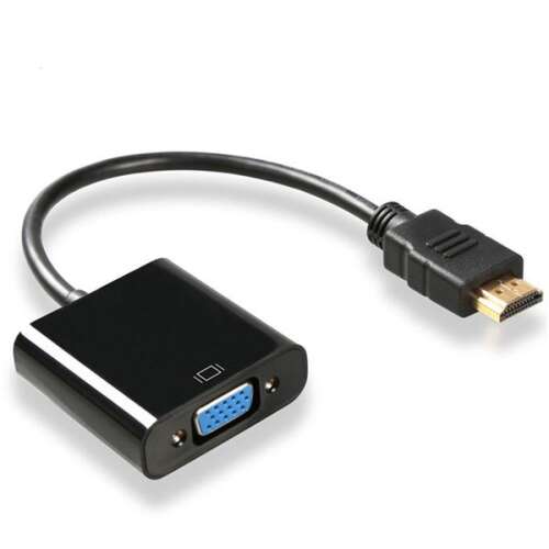 Cablu, BlackBird, HDMI-A - Convertor VGA, Negru