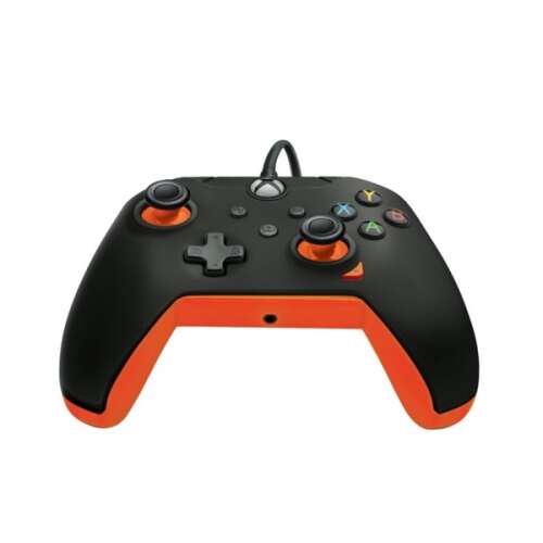 PDP Gaming vezetékes vezérlő Xbox Series X|S, Xbox One és Windows 10|11 rendszerhez, Atomic Black színben