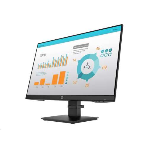 HP P24 G4 24" LCD Monitor in schräger Ansicht