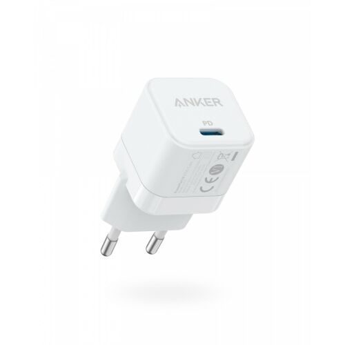 Adaptor de alimentare Anker PowerPort III Cube Type-C 20W alb (A2149G21)