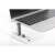 Digitus DA-70243 USB-C Hub mit 3 USB-A-Ports und SD/Micro SD-Kartenleser, an einen Laptop angeschlossen