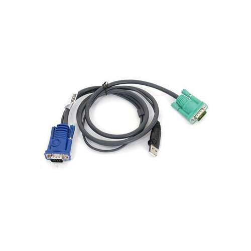 ATEN KVM konzol kábel USB 1.2m (2L-5201U) - KVM kábel USB, VGA és PS/2 csatlakozókkal