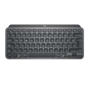 Tastatură wireless Logitech MX Keys Mini, gri grafit, layout US International (Qwerty) - Logitech Tastaturi