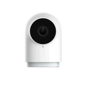 Aqara G2H Pro Camera Hub, white, front view, smart home, homekit, alexa, google home, security camera - Safety