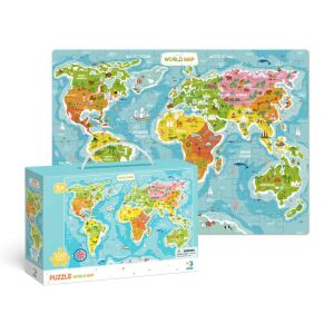 Dodo Puzzle - Weltkarte 100 Teile