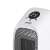 Somogyi Home FKH 400 ceramic heater, white, close-up of the digital display