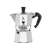 Bialetti La Mokina stovetop espresso maker, silver, 0.5 cup