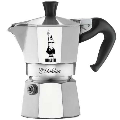 Cafenieră Bialetti La Mokina, argintiu, 0,5 cești