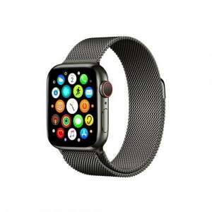 Brățară Apple Watch Milanese Loop neagră pentru Apple Watch Series 4, 5, 6, 7 și SE de 42 mm - Apple Curea ceas inteligent