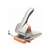 Rapid HDC 65 high capacity silver/orange hole punch