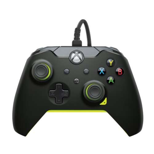 PDP Electric Wired Controller für Xbox Series X|S, Xbox One und PC - Schwarz