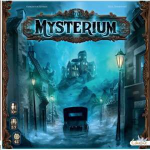 Mysterium Brettspielbox, ein kooperatives Deduktionsspiel, bei dem die Spieler ein Mordrätsel lösen müssen, indem sie Hinweise von einem Geist interpretieren - Asmodee Gesellschaftsspiele