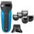 Braun Series 3 Shave & Style 310BT Elektrorasierer mit 5 Trimmkämmen, blau und schwarz