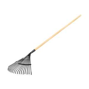 Greblă Verto 15G051 cu mâner din lemn, 21 dinți - Greble pentru frunze