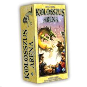 Kolosszus Arena Brettspielbox, mit einem Drachen und anderen mythischen Kreaturen, die in einer Arena kämpfen - Asmodee Gesellschaftsspiele