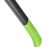 Close-up of Verto splitting axe fiberglass handle with green grip
